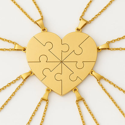 HerzLink™ – Personalisierte Puzzle-Halskette