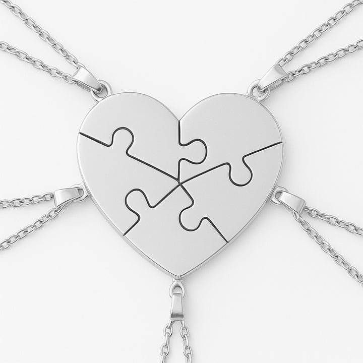 HerzLink™ – Personalisierte Puzzle-Halskette