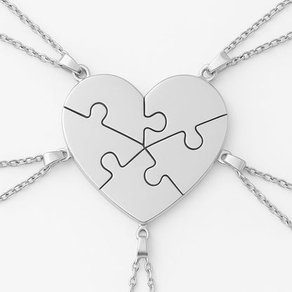 HerzLink™ – Personalisierte Puzzle-Halskette