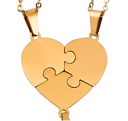HerzLink™ – Personalisierte Puzzle-Halskette