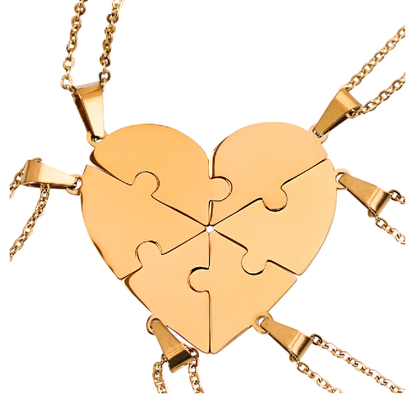 HerzLink™ – Personalisierte Puzzle-Halskette