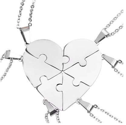 HerzLink™ – Personalisierte Puzzle-Halskette