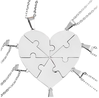 HerzLink™ – Personalisierte Puzzle-Halskette