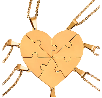 HerzLink™ – Personalisierte Puzzle-Halskette