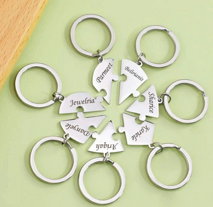 HerzKey™ – Personalisierter Puzzle-Schlüsselanhänger