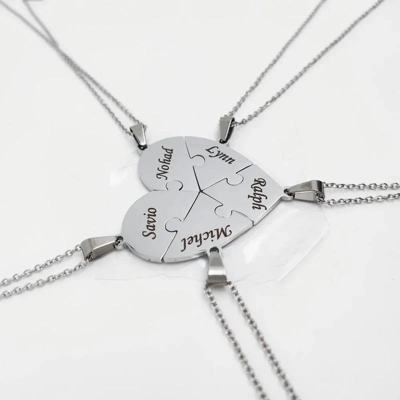 HerzLink™ – Personalisierte Puzzle-Halskette