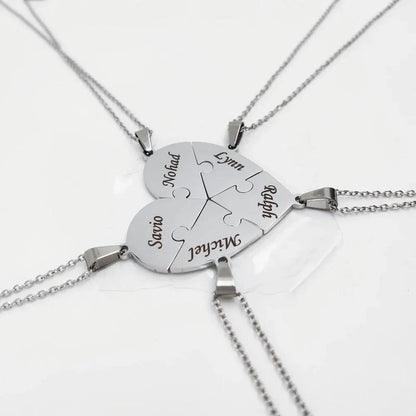 HerzLink™ – Personalisierte Puzzle-Halskette